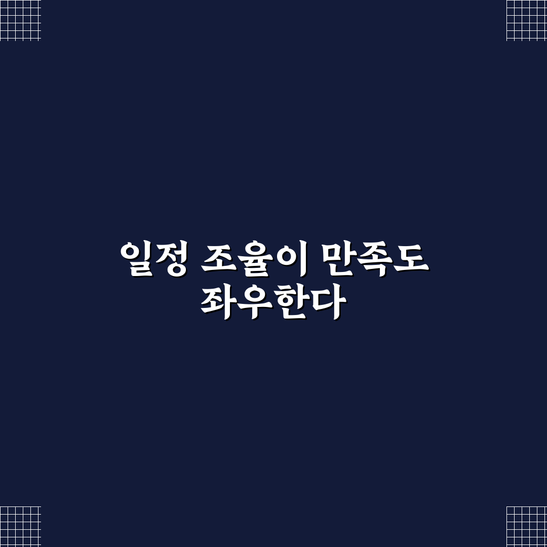 다시 가고 싶은 가족 여행지 만드는 핵심은 일정 배분 5가지 체크포인트 총정리