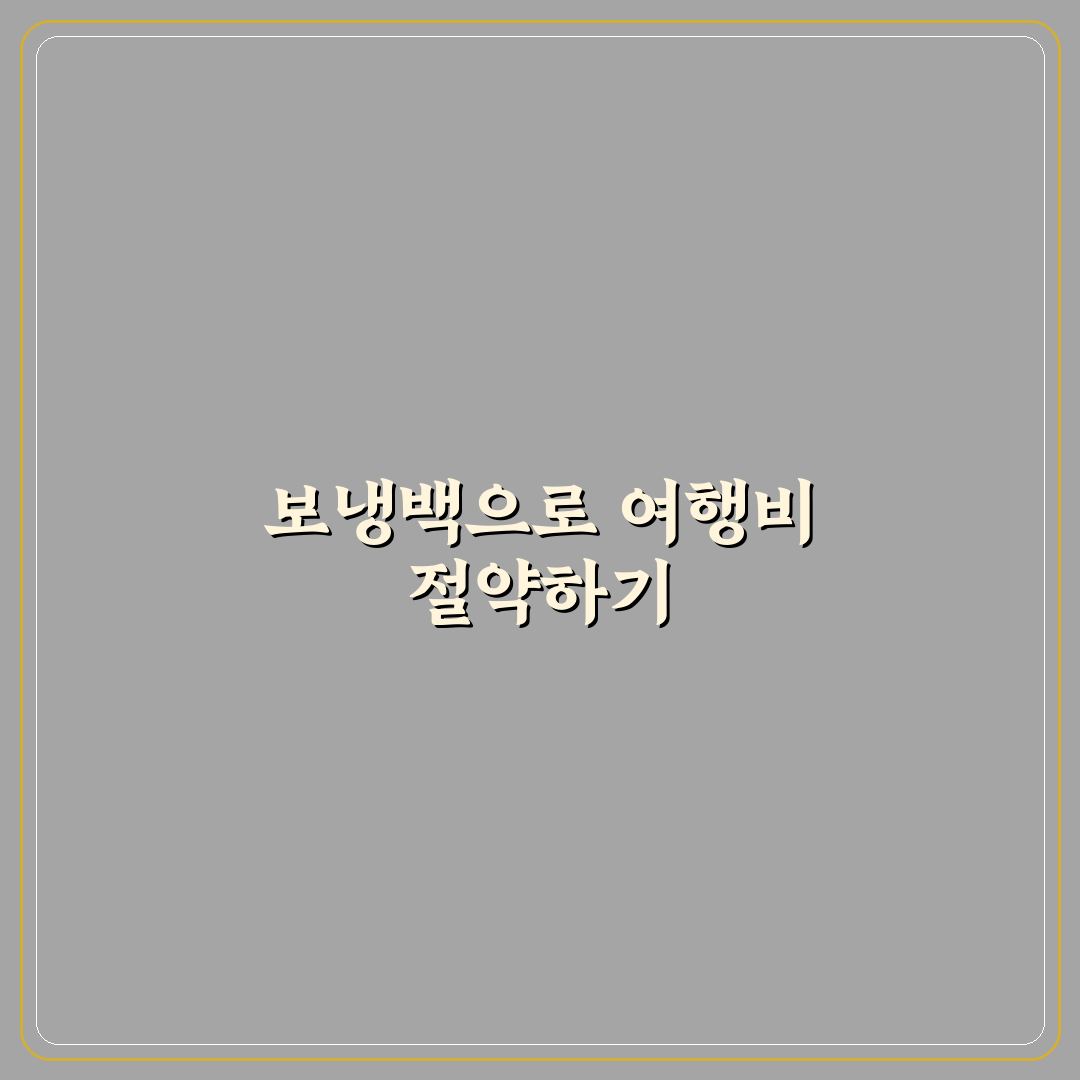 여행용 보냉백 활용하면 식비와 음료값 줄이는 데 도움 총정리 5가지 체크포인트