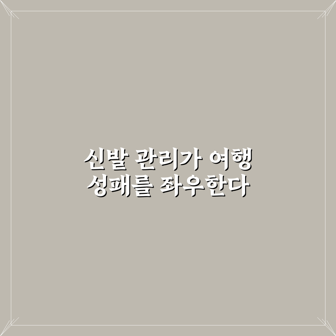 운동화 세척하고 출발해야 장거리 일정 편한 5가지 체크포인트 총정리