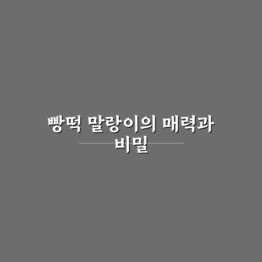 빵떡 말랑이 대왕 사용법과 추천 꿀팁 정리