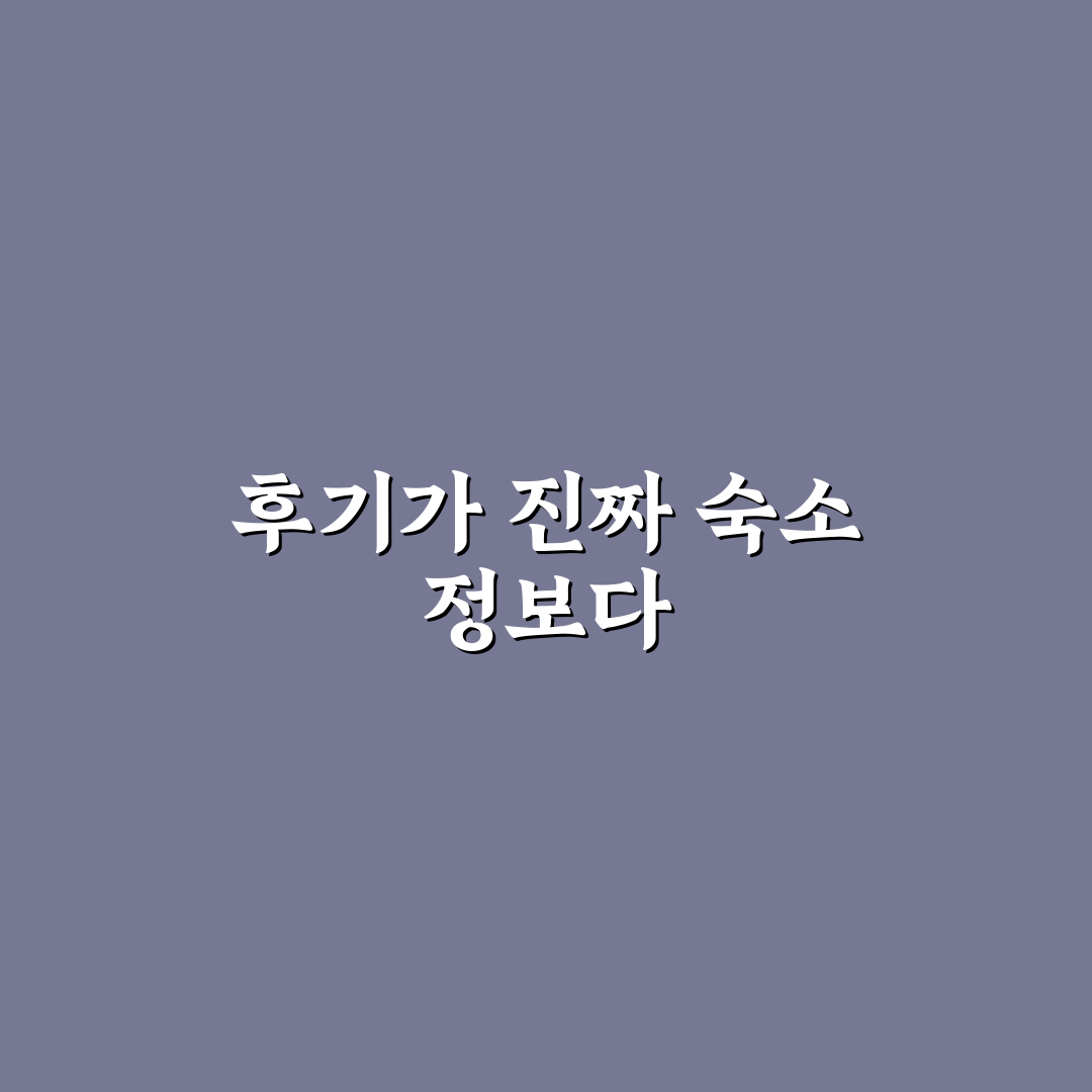 드라이기 풍량 좋은 숙소 찾을 때 후기 중심 5가지 체크포인트 총정리