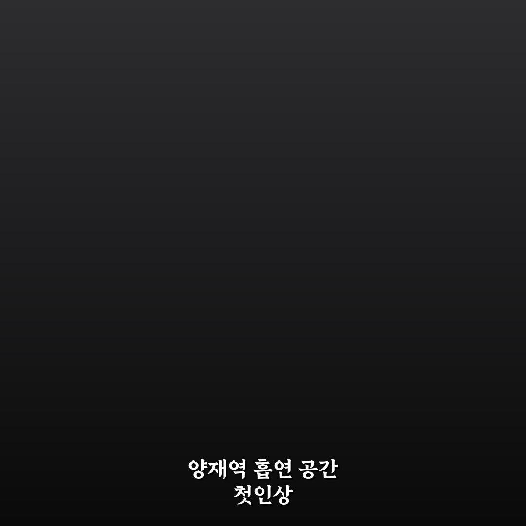양재역 흡연구역 방문 후기, 직접 가보니 어땠는지