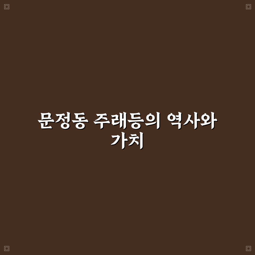 문정동 주래등 활용법과 설치 꿀팁 공유