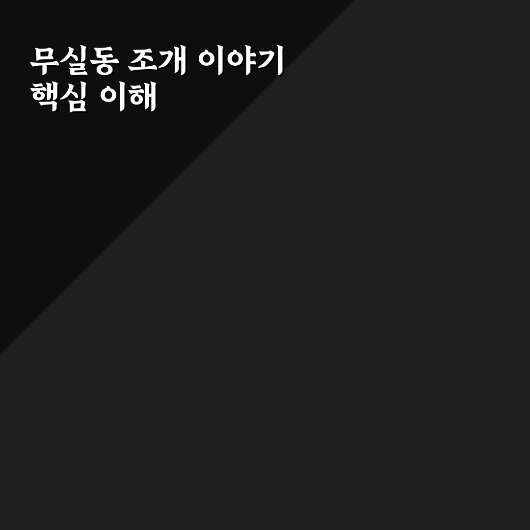 무실동 조개이야기 추천 초보자도 쉽게 이해하는 꿀팁