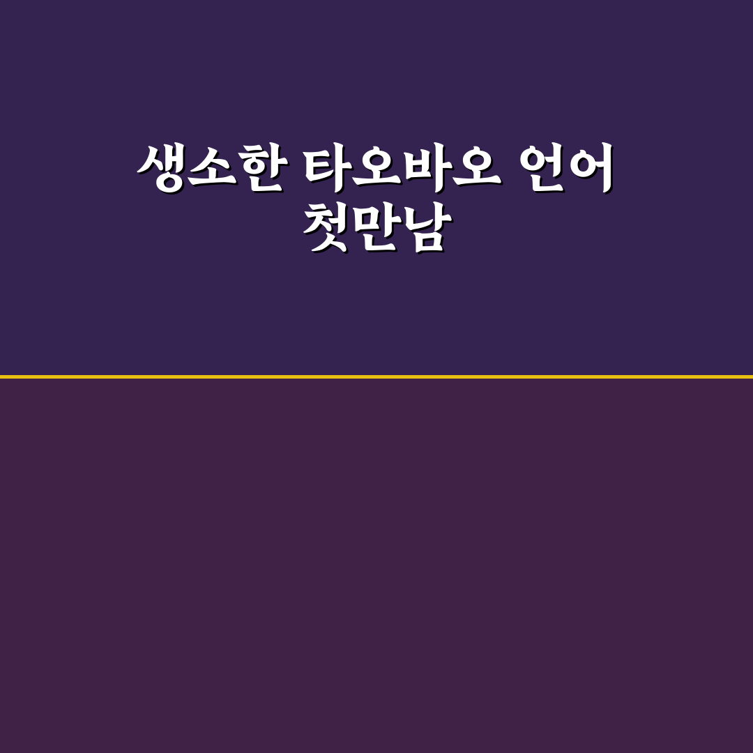 타오바오 언어설정 직접 해보니 바뀐 점과 아쉬운 점