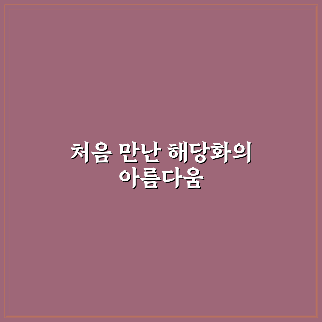 해당화 꽃피는 시기 직접 알아보니 변화가 궁금했어요